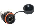 Modular Connector, Jack, RJ45, CAT6a, Straight, Positions - 8, Contacts - 8, Unshielded